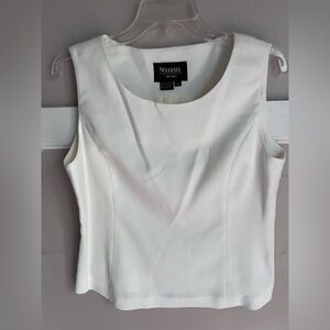 Women's Elegant Cream Blouse Size 8